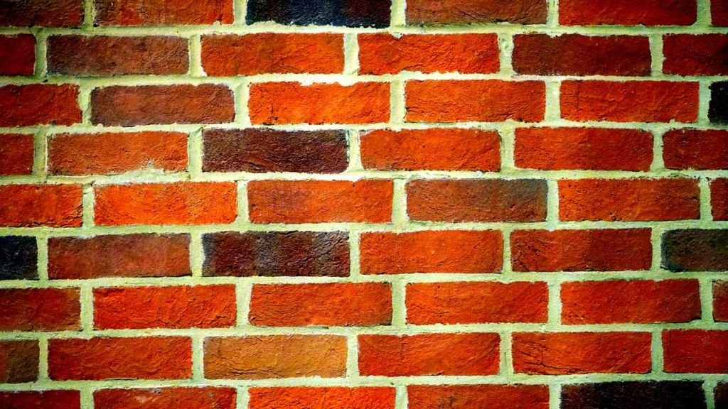 brick and mortar wall